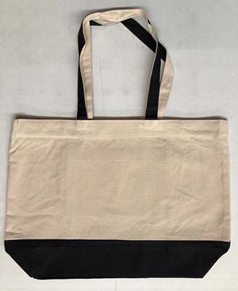 Resort Bag with Black Gusset