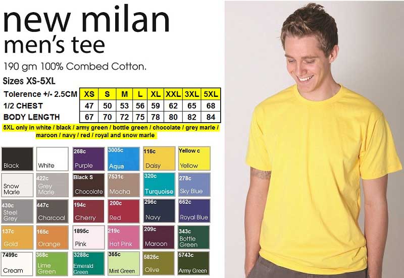 new milan tshirt